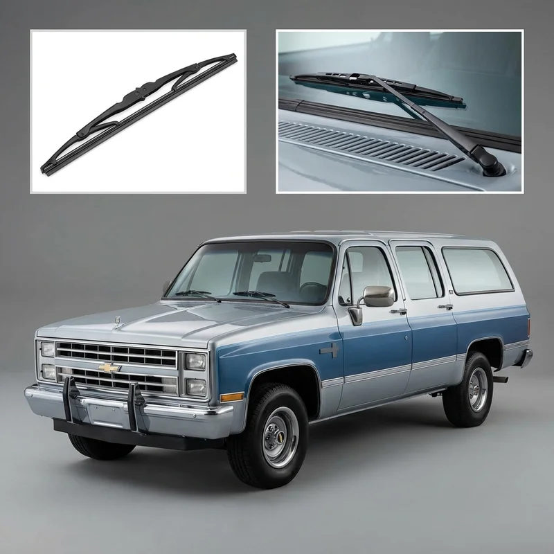 Driver Side Wiper Blade for Chevrolet V10 Suburban (1987 - 1988) - 1